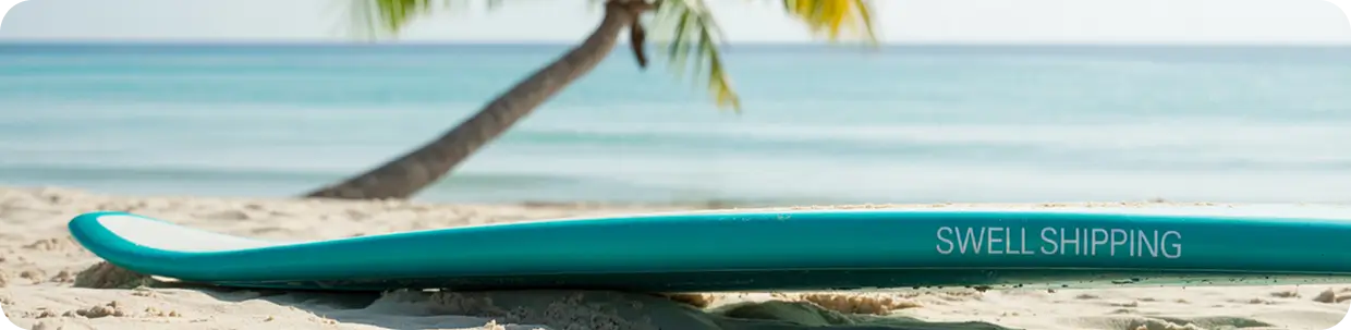 Surfboards being shipped